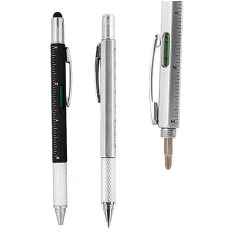 BOLIGRAFO DESARMADOR REGLA Y NIVEL - Artículo Promocional Personalizado