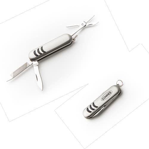 MINI NAVAJA METALICA 3 FUNCIONES - Artículo Promocional Personalizado