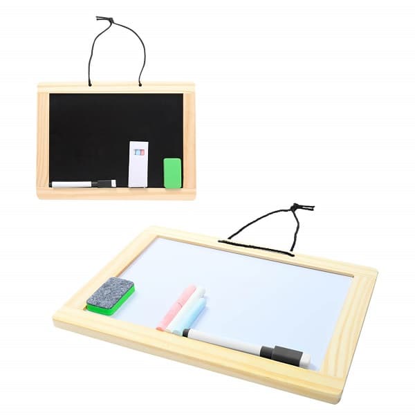 PIZARRON DOBLE CARA TAHTA - Artículo Promocional Personalizado