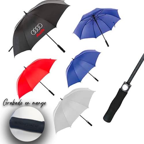 PARAGUAS CIRCULAR PONGEE - Artículo Promocional Personalizado