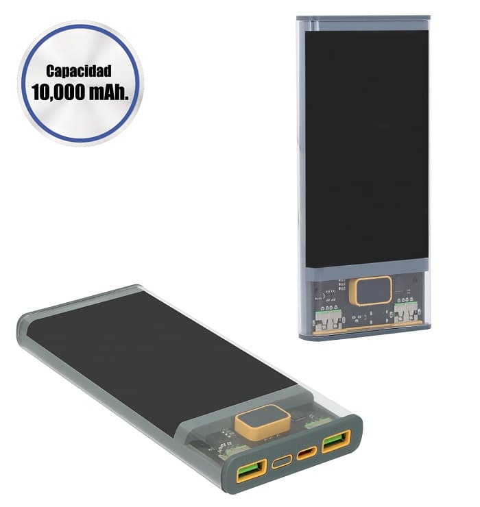 POWER BANK TRANSPARENTE FAST - Artículo Promocional Personalizado