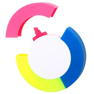 FIGURA DE PLASTICO CIRCULAR CON MARCA TEXTOS - Artículo Promocional Personalizado