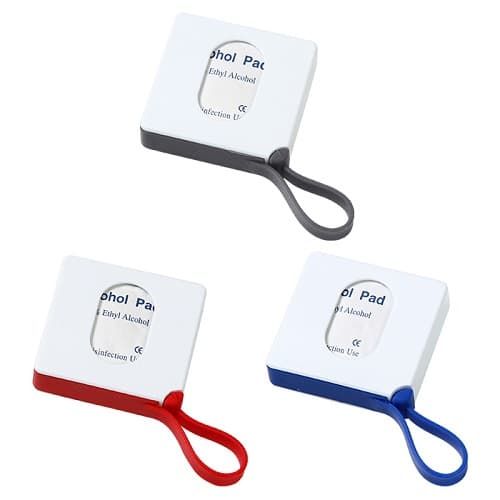 CONTENEDOR PADS CON ALCOHOL AL 70% - Artículo Promocional Personalizado