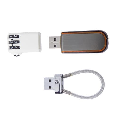 Llavero, CANDADO PARA USB Y CANDADO PARA MALETA - Artículo Promocional Personalizado